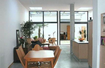 Aménagement ancien garage automobile en loft - Architecte Claude Veyret Lyon - Loft 160 m²