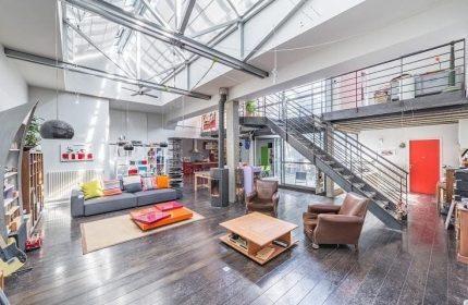 Aménagement ancienne usine en loft - Architecte Claude Veyret Lyon - Loft 240 m²