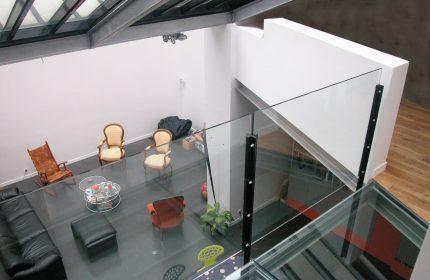 Aménagement ancien local professionnel en loft - Architecte Claude Veyret Lyon - Loft 300 m²