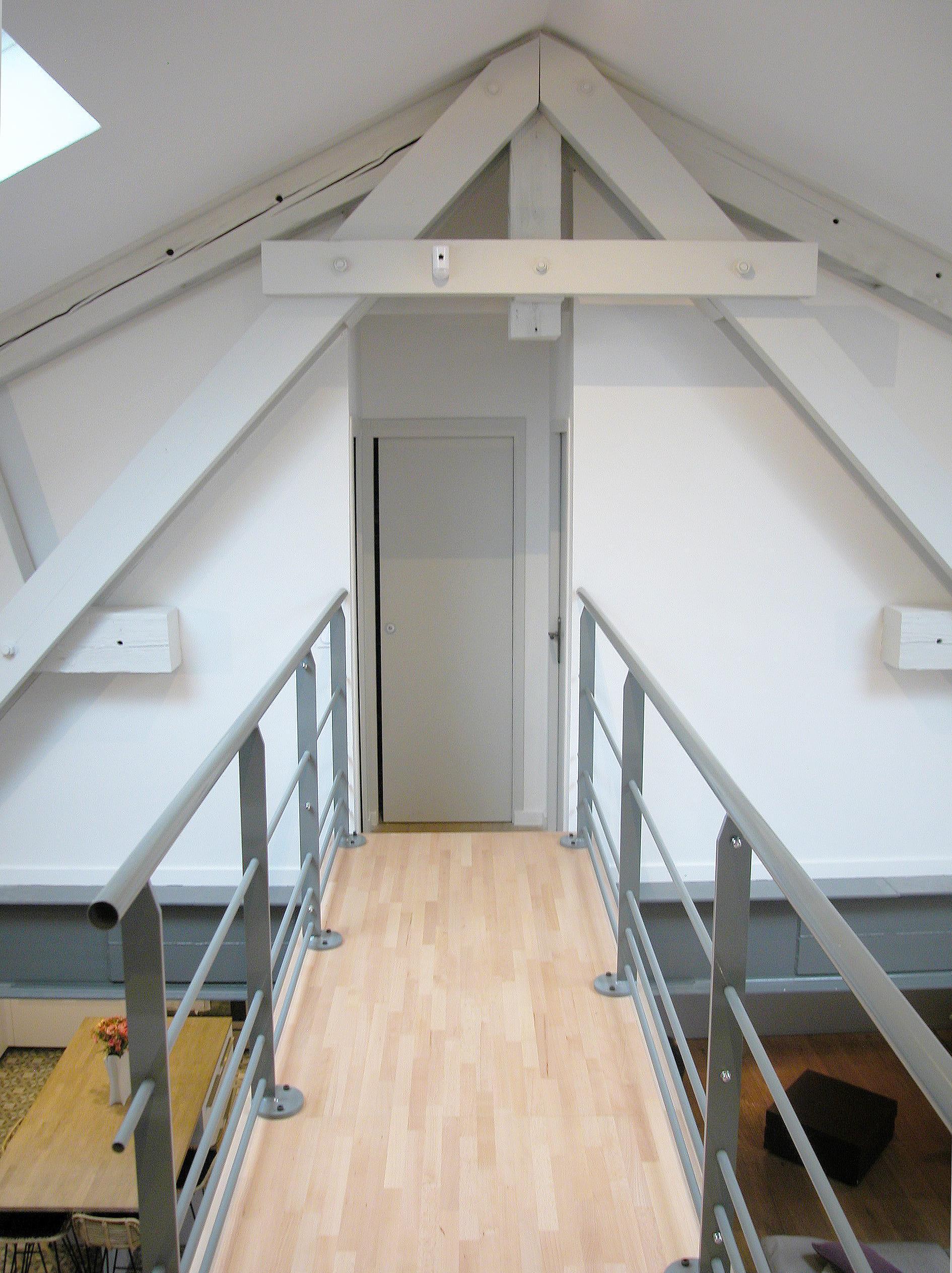Aménagement ancienne salle de gym en loft - Architecte Claude Veyret Lyon - Loft 230 m²