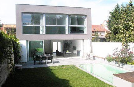 Maison contemporaine 140 m² - Architecte Claude Veyret Lyon