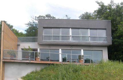 Maison contemporaine 195 m² - Architecte Claude Veyret Lyon