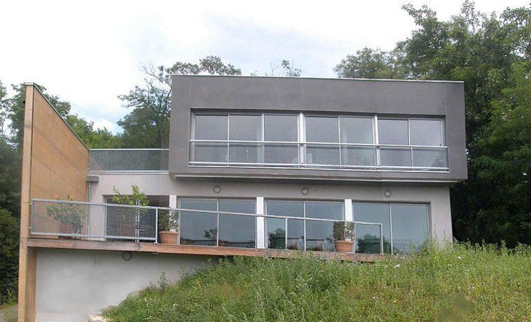 Maison contemporaine 195 m² - Architecte Claude Veyret Lyon