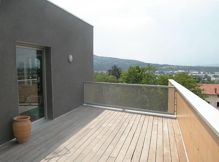 Maison contemporaine 195 m² - Architecte Claude Veyret Lyon