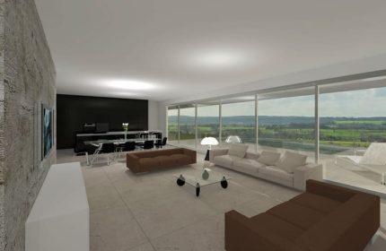 Projet maison contemporaine de 218 m² - Architecte Claude Veyret Lyon