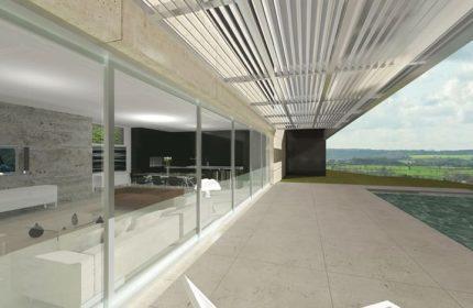 Projet maison contemporaine de 218 m² - Architecte Claude Veyret Lyon