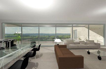 Projet maison contemporaine de 218 m² - Architecte Claude Veyret Lyon