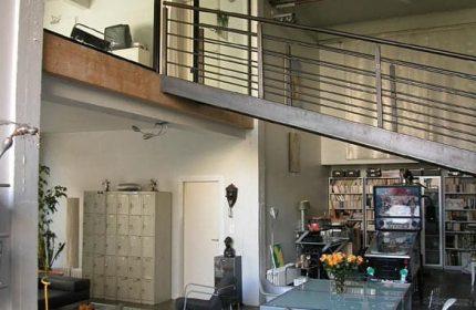 Aménagement réhabilitation ancienne soierie en loft - Architecte Claude Veyret Lyon - Loft 350 m²