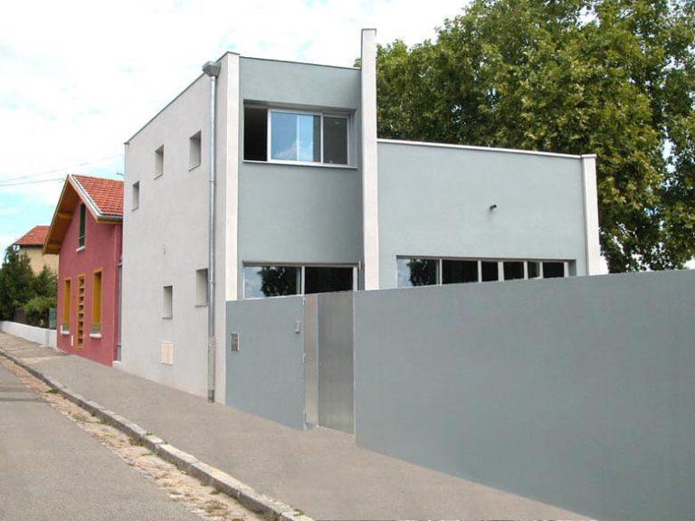 Architecte Extension Rénovation contemporaine maison 130m² - Architecte Claude Veyret Lyon