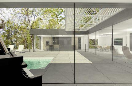 Maison contemporaine de 250 m² Annecy par Claude Veyret architecte