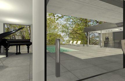 Maison contemporaine de 250 m² Annecy par Claude Veyret architecte