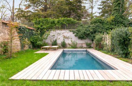 Piscine - Maison de ville contemporaine en L de 147m² à Lyon