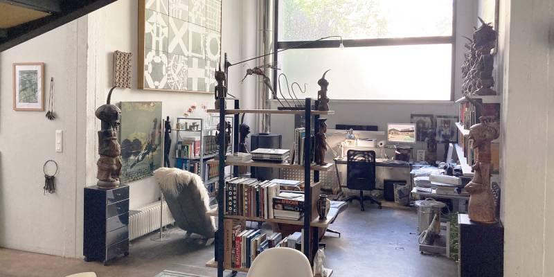 Ouverture sur l'extérieur - Loft brut banlieue de Lyon