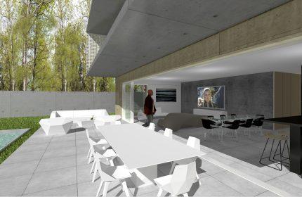 Deux maisons contemporaines dans un parc près de Bourg-en-Bresse - Extérieur